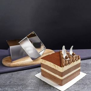 Mousse <b>Cutter</b> Stainless Steel Cake <b>Ring</b> Cake Mold Metal Pastry Mould Dessert <b>Ring</b> Baking Tool for Home Kitchen Diy Pastry - Product Image 3