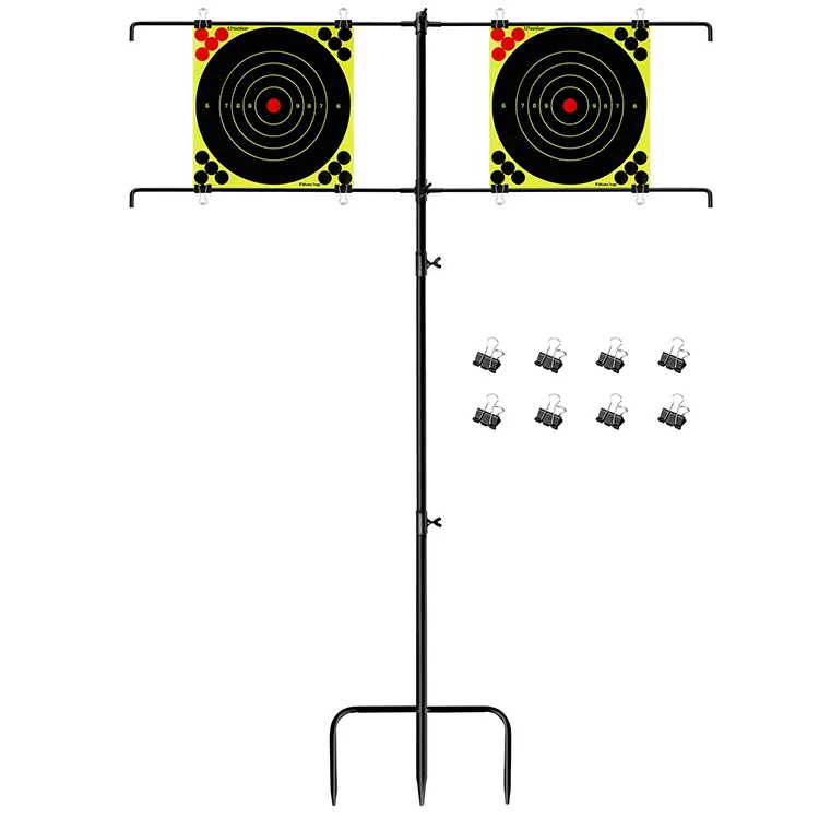 JH-Mech-Soporte de objetivo estable y duradero para práctica de tiro al aire libre, objetivo de patadas de pie