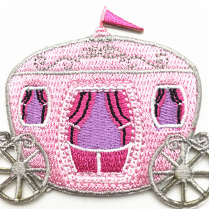 Patchs brodés de chariot pinky créatifs populaires ornements de vêtements personnalisés accessoires fer personnalisé sur patch de broderie - Product Image 2