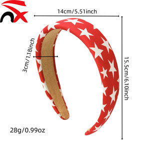 Diademas con la Bandera Estadounidense al por Mayor, Accesorio para el Cabello del 4 <span class=keywords><strong>de</strong></span> Julio, Día <span class=keywords><strong>de</strong></span> la Independencia, Diademas Patrióticas con Estrellas y Rayas para Regalos - Product Image 3