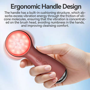 SHOMfrs Impermeável Face Poro Esfoliante Facial Limpeza Escova Ultrasonic Deep Limpeza Elétrica ABS Aço Inoxidável - Product Image 1