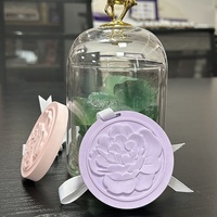 Diffuseurs d'huiles essentielles portables en argile, motif pivoine colorée, écologiques et personnalisables pour la maison