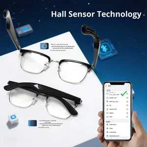 Gafas Inteligentes Bluetooth 2026 con Activación/Desactivación Automática, Bisagras Metálicas, Audio IA, Micrófono <span class=keywords><strong>para</strong></span> Música y Llamadas, Regalo GT33 - Product Image 4
