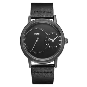 Simple Business Dual Dial Design Men's Watch