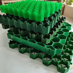 Hdpe Plastic Grass Paver Landschaft Rasen Gras Fertiger Gras Gitter für die Auffahrt