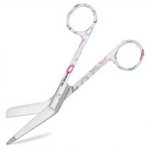 Tijeras de Emergencia con Punta Redonda para Vendajes, Instrumentos Médicos Quirúrgicos, Diseño Personalizado, Tijeras de Enfermería, Paramédico - Product Image 1