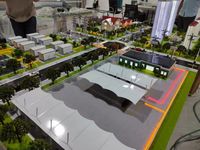 Maqueta Arquitectónica de Plástico ABS de Diseño Moderno Personalizada para Exposiciones Inmobiliarias, Hoteles y Edificios de Oficinas