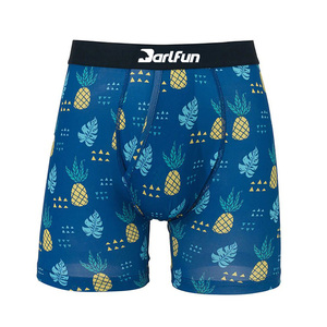 Sous-vêtements de sport pour hommes, caleçons <span class=keywords><strong>boxer</strong></span> en polyester et élasthanne respirant à séchage rapide, motifs animaliers imprimés - Product Image 6