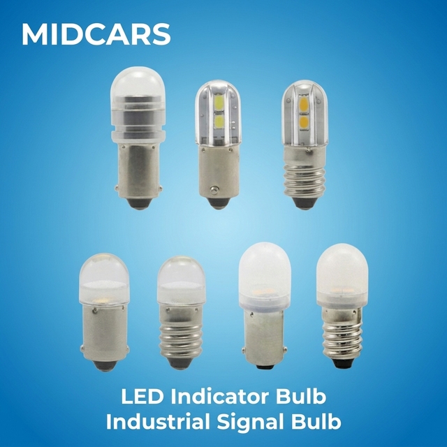 BA9S LED Miniature Indicator Bulb 110V 220V for Industrial CNC Control Pilot Light Switch Signal Panel High Brightness