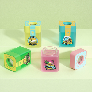 Trẻ em kháng thuốc thuốc hoa vuông trẻ em chống mùi bằng chứng Pop lọ trẻ em nhỏ VAC lọ thủy tinh có nắp - Product Image 6