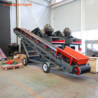 Installation de Lavage d'Or Portable 50 Tonnes/Heure avec Trousseaux de Lavage pour l'Extraction d'Or Alluvionnaire par les Méthodes d'Extraction d'Or de Placage, Conçue par des Ingénieurs