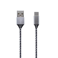 Câble d'extension USB 2.0 Type-C à charge rapide, conducteur en cuivre pur, gaine en nylon pour imprimante, ordinateur, lecteur de codes-barres, écouteurs