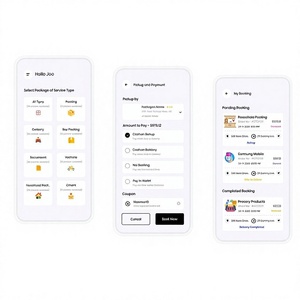 Application de livraison à la demande pour réserver, suivre, gérer et livrer des colis rapidement et en toute sécurité. - Product Image 1