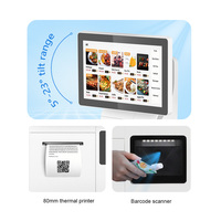Kiosque de commande de café en libre-service horizontal de 15,6 pouces pour lait, bubble tea, boulangerie, café, bar, avec écran tactile et menu