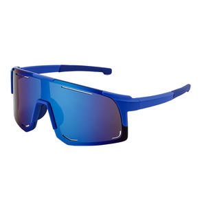 Gafas de sol de ciclismo extragrandes y coloridas para hombre y mujer, polarizadas con protección UV400, a prueba de viento, con montura de PC, para deportes al aire libre y protección solar. - Product Image 5