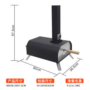 <span class=keywords><strong>Four</strong></span> à pizza au <span class=keywords><strong>gaz</strong></span> en acier inoxydable, nouveau, à bois, <span class=keywords><strong>pour</strong></span> faire des pizzas, <span class=keywords><strong>pour</strong></span> le <span class=keywords><strong>camping</strong></span> en plein air - Product Image 2