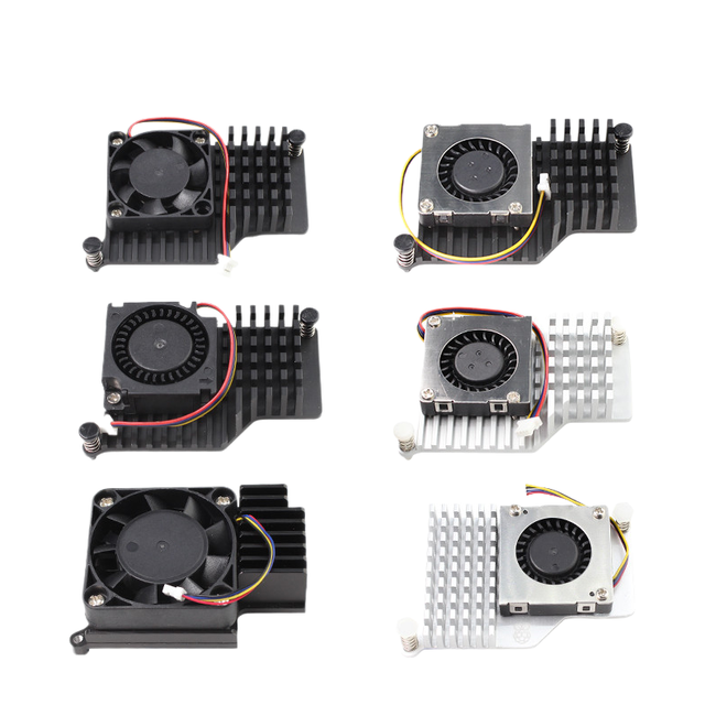 ZYSY Raspberry Pi Active Cooler Aluminium Heatsink Radiator with PWM Cooling Fan for 5 Development Board