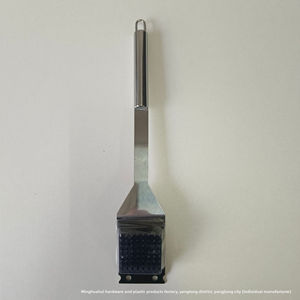 Brosse à barbecue en acier inoxydable à long manche, robuste, lavable au lave-vaisselle, multifonctionnelle pour le nettoyage des ustensiles, des grilles, logo personnalisé - Product Image 4