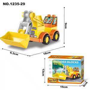 Ensembles de jouets de construction de voitures MILI en blocs, en plastique ABS, avec assemblage créatif pour enfants de 2 à 7 ans - Product Image 5