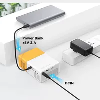 Vente chaude YG300 Jaune Blanc Projecteur pour Usage Domestique Haute Définition Mini Projecteur Portable pour Chambre Projection Murale