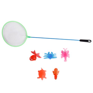 Jouets de pêche pour enfants, petits poissons et crevettes en TPR, jeux aquatiques, jeux de simulation, jeux éducatifs, de 2 à 4 ans, unisexe - Product Image 3