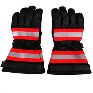Guantes de Bombero de Alta Calidad 2022 Hechos de Cuero 100% Genuino, Térmicos, Ecológicos, Transpirables, para Uso en las Cuatro Estaciones - Product Image 3