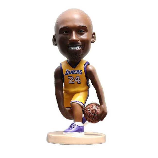 La Mamba negra mentalidad espíritu Memorable Kobe Bryant de baloncesto cabeza de Bobble