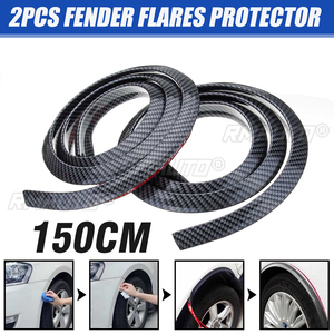 1.5m Universal <b>Rubber</b> Car Wheel Arch Protection Moulding Trim Anti-collision Auto Wheel Protection <b>Strip</b> Sticker - Product Image 1