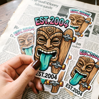 Pegatinas Personalizadas Resistentes al Agua para Exteriores, Duraderas, Resistentes a los Rayos UV, Impresión en PVC Resistente a la Intemperie, Pegatinas Troqueladas