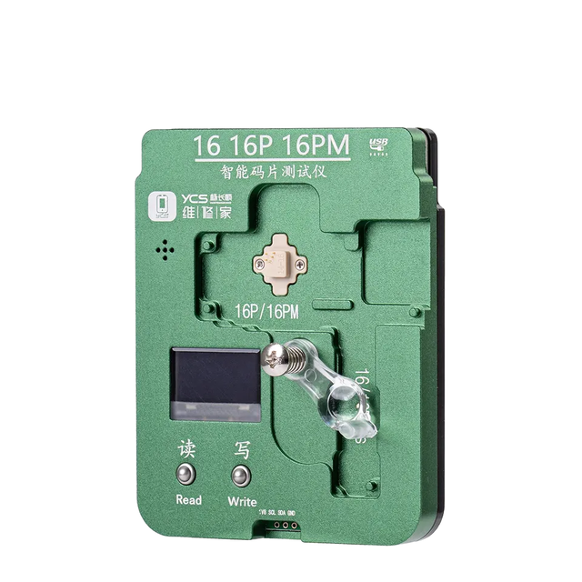 YCS EEPROM Programmer for iPhone 16 Series Logic Baseband Read Write Tools Chip Test Stand Fixture Data Repair Tool