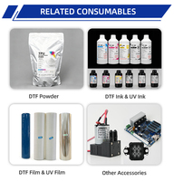 Impresora UV de rollo a rollo XM para impresión de etiquetas en botellas, vasos y empaques, i3200 XP600 A1, máquina de impresión UV DTF industrial.