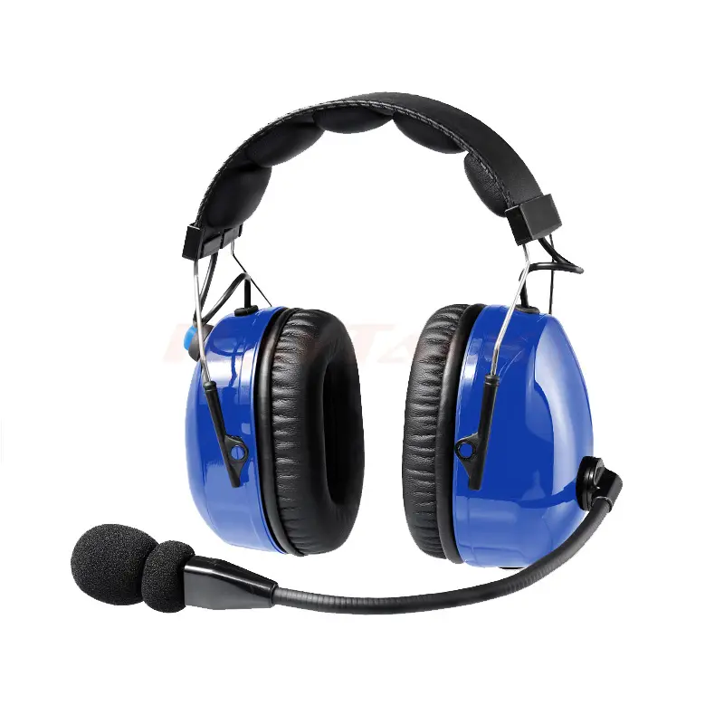 RayTalk Dual Ohrenschützer Walkie talkie Noise Cancelling Headset mit Flexible Bo om Mic für 2 pin 2-Way Radio