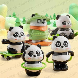 ของเล่นกังฟูแพนด้าแบบไขลาน ขายส่ง ของที่ระลึกจากภาพยนตร์อนิเมะน่ารักๆ สำหรับสวนสนุก งานรื่นเริง รางวัล ของชำร่วยงานวันเกิด - Product Image 4