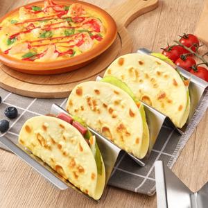 ที่วางพิซซ่าทาโก้สแตนเลส<span class=keywords><strong>2</strong></span> <span class=keywords><strong>3</strong></span> 4แพ็คอุปกรณ์อบขนม - Product Image 2