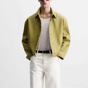 Personalizado de imitación de cuero cuadrado auténtico Tipo de <span class=keywords><strong>chaqueta</strong></span> de los hombres con cremallera <span class=keywords><strong>chaqueta</strong></span> al por mayor de béisbol Varsity Casual <span class=keywords><strong>chaqueta</strong></span> de bombardero de los hombres - Product Image 1