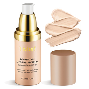 TIVLON SPF 50 protector solar antienvejecimiento hidratación base <span class=keywords><strong>maquillaje</strong></span> corrector cara cambio de color base líquida <span class=keywords><strong>maquillaje</strong></span> - Product Image 2