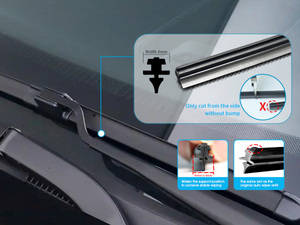 SY3 ASLAM, tira de limpiaparabrisas de goma de repuesto Natural, repuestos de insertos de goma para <span class=keywords><strong>Mazda</strong></span> - Product Image 3