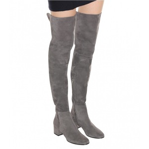 Cuissardes de grande taille cuisses épaisses cuisses <span class=keywords><strong>mollet</strong></span> <span class=keywords><strong>large</strong></span> bout ouvert talon haut dames bottes au-dessus du genou - Product Image 1