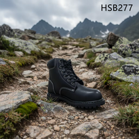 LXG, Chaussures de travail en cuir gaufré de qualité supérieure, populaires sur le marché jamaïcain, pour conditions difficiles, avec semelle Goodyear Welt, modèle HSB141