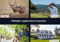 Caméra de chasse sans fil Willfine 4G LTE 32MP HD 4K avec vision nocturne, contrôle par application, carte SIM, cellulaire, CMOS