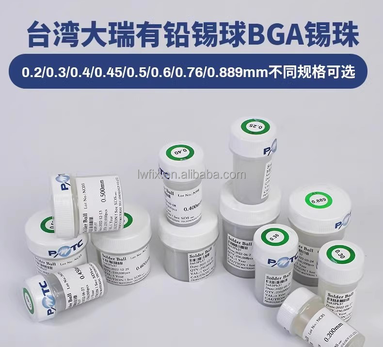 25k 0,760 0,760 Mm 0,76 Mm 0,76 Mm BGA Reball Saldatura Sfere - Foto 5