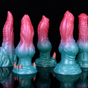Silicone Alternative <b>Dildo</b> Big Dog Knot Penis G-spot Stimulation Large Suction Cup Anal Adult Intercourse Sex Toy - Product Image 4