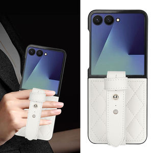 Étui portefeuille antichoc en cuir pliable pour téléphone portable Samsung Galaxy Z Flip 3/4/5/6 & Huawei <span class=keywords><strong>P50pocket</strong></span> & Oppo Findn3 Flip Cover - Product Image 2