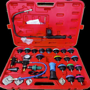 Farizon G 28 piezas ABS coche tanque de agua Detector de fugas <span class=keywords><strong>anticongelante</strong></span> refrigerante vacío llenado cambiador de presión herramienta Universal personalizado - Product Image 6