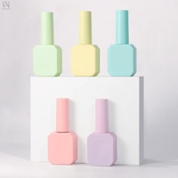 Meilleures ventes 2026 – Flacon de vernis à ongles gel 12ml 15ml personnalisé avec logo, sérigraphie couleur unique, avec bouchon et pinceaux