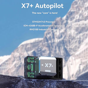 Controlador de Vuelo CUAV Leixun X7+ en Oferta, UAV de Código Abierto Pixhack/apm/px4, Accesorios para Drones de Ala Fija y Multirrotor, ABS Negro - Product Image 4