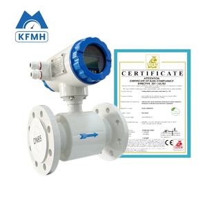 Pabrik Cina DN25 semen pipa lumpur meteran aliran elektromagnetik kecepatan aliran air pengukuran secara akurat mengukur Flowmeter - Product Image 1