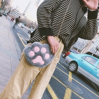 Sac à main pour femme, sac à bandoulière avec chaîne, fermeture éclair, mignon, peau d'ours, peluche douce, garçons et filles, petits sacs en fourrure, à la mode, tendance 2021