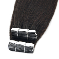 Extensiones de Cabello Adhesivas Ultrafinas K.S WIGS, 100% Cabello Humano Remy Chino, Precortadas, Fáciles de Instalar