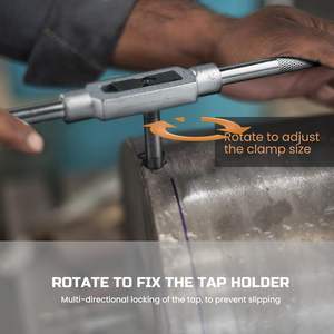 40pcs Metric Tap e <span class=keywords><strong>Die</strong></span> Set Metric <span class=keywords><strong>Standard</strong></span> Threading <span class=keywords><strong>Tool</strong></span> Kit para cortar roscas externas e internas Wrench - Product Image 6